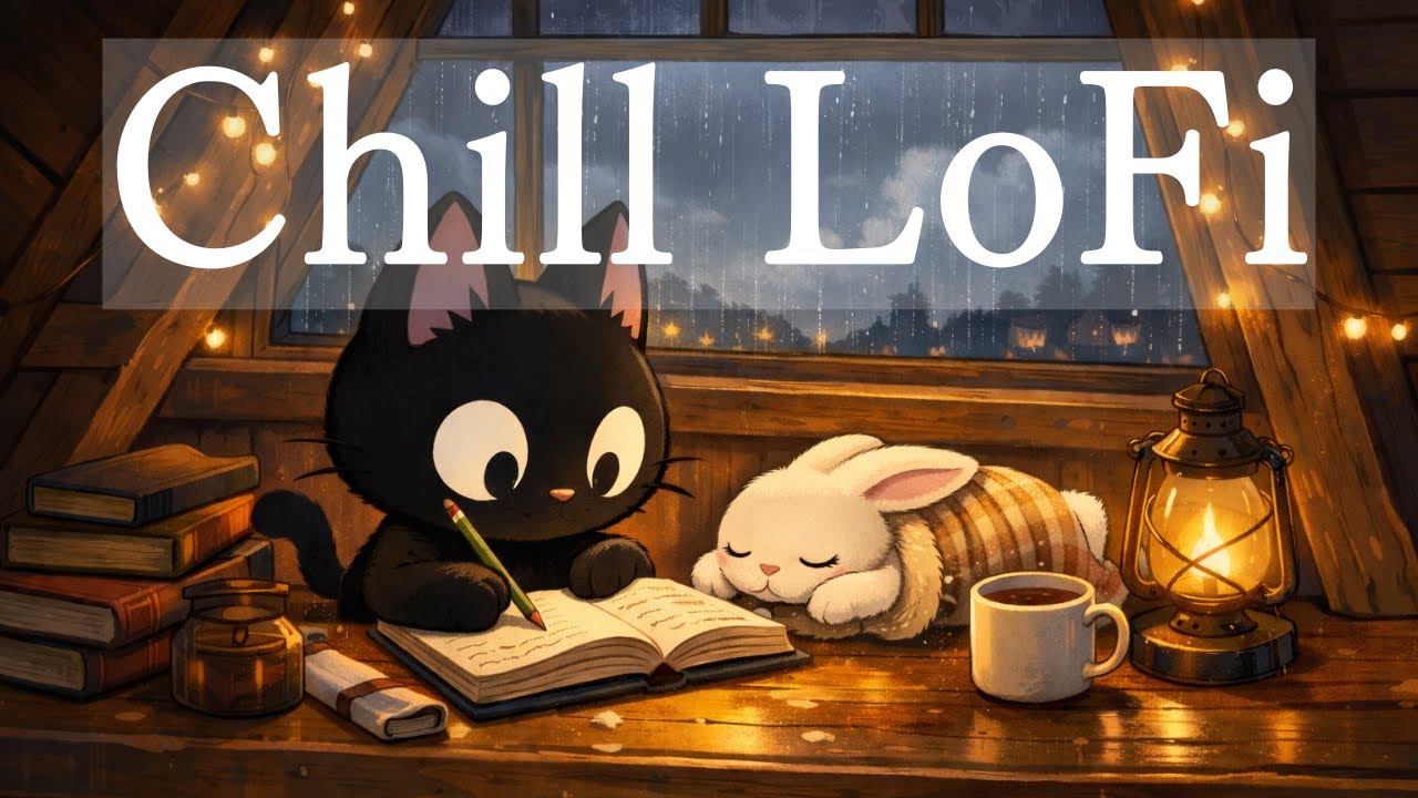 進まない日も、机に向かう音楽。｜集中・作業用LoFi