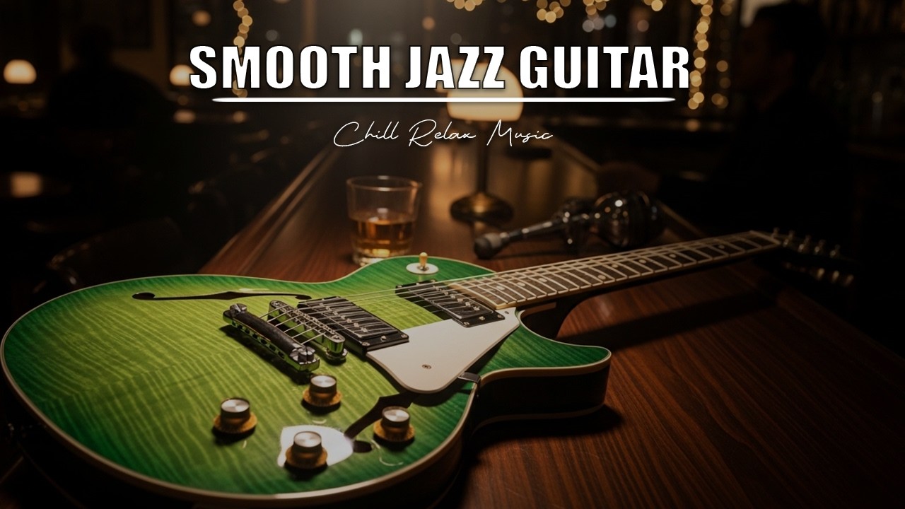 Smooth Jazz Guitar Music - Luxury Cafe Vibes • Relaxing Guitar Music for Cafe, Study & Work