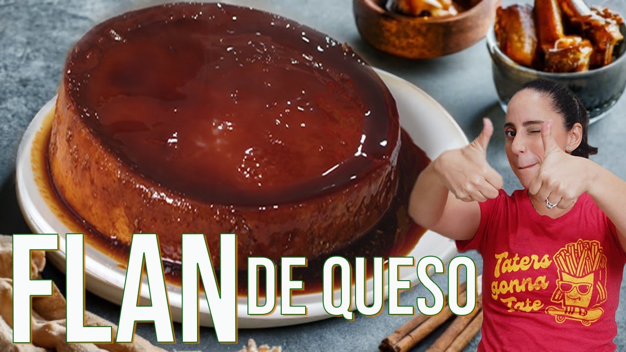 FLAN CUBANO DE QUESO. ¡súper simple y absolutamente irresistible!
