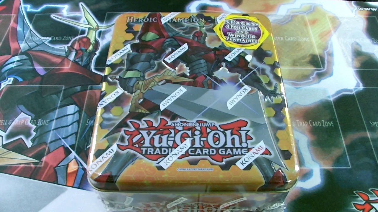 Best Yugioh 2012 Heroic Champion Excalibur Tin Opening Ever!