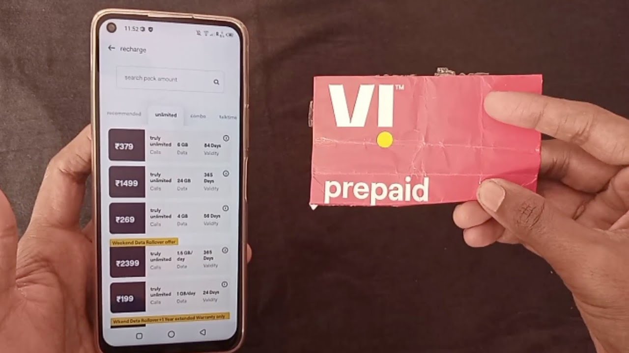 Vi Recharge Plan List 2020 || Vi Prepaid Plan || Vi Sim Card Recharge Plan