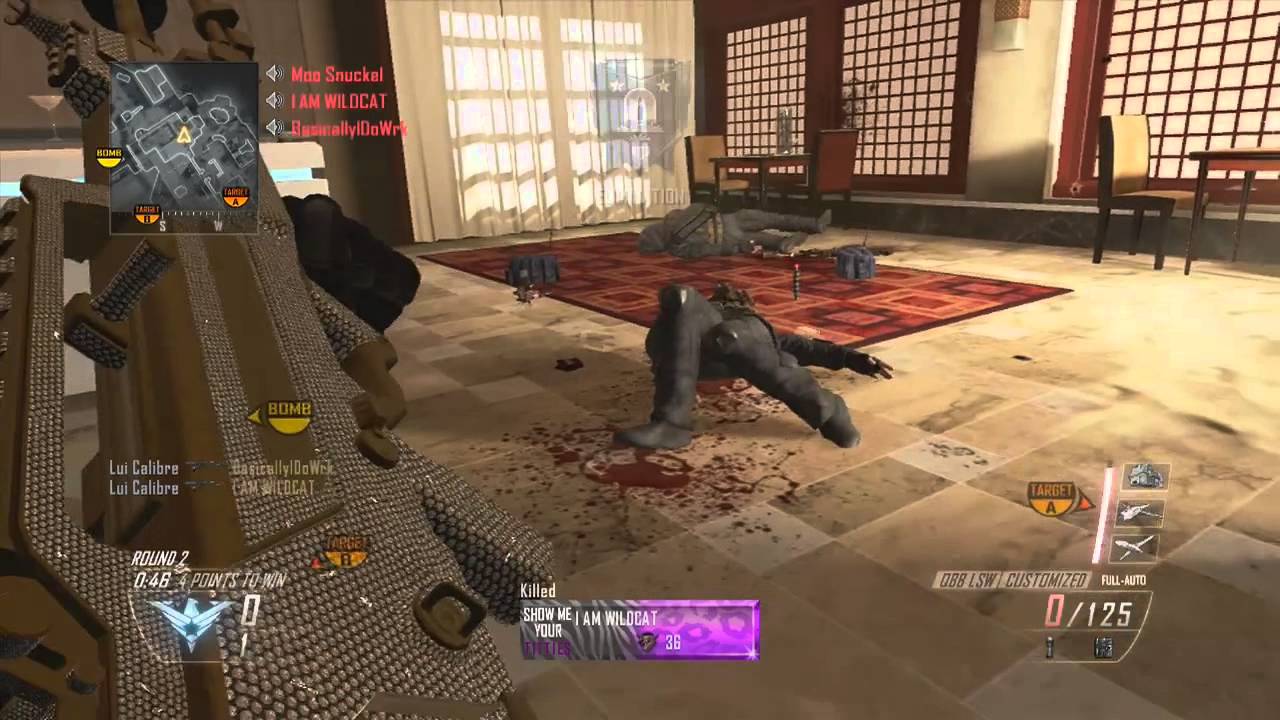 Black Ops 2 Lui Calibre vs 6 YouTubers - Search and Destroyed!