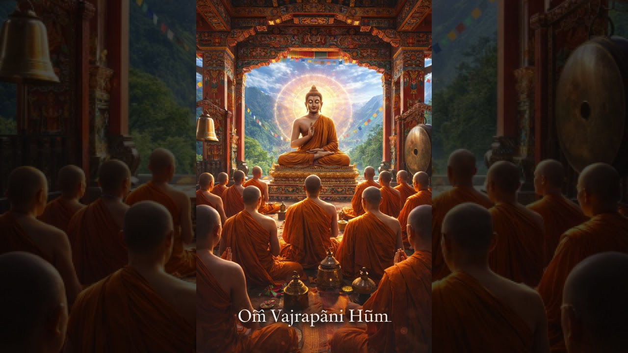 🪷FEEL LIKE IN THE MONASTERY ✨ Clear Negativity & Restore Balance | Powerful Oṃ Vajrapāṇi Hūṃ Chant