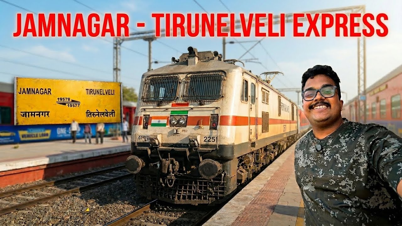 Jamnagar &ndash; Tirunelveli Express 🚆 | Jamnagar to Ernakulam 2AC Train Journey 🇮🇳 (Part 1)
