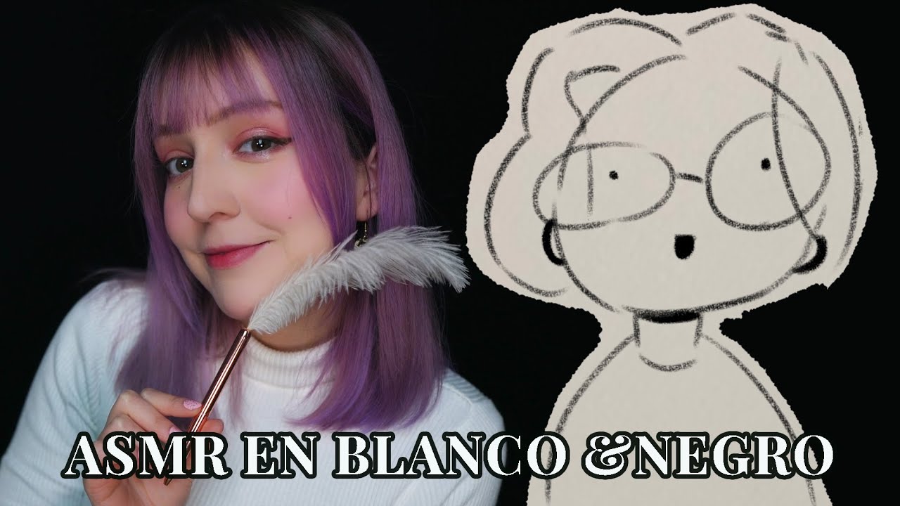 ⭐ASMR hipnótico en blanco y negro 🤍🖤 (colaboración con @manysonidillos)