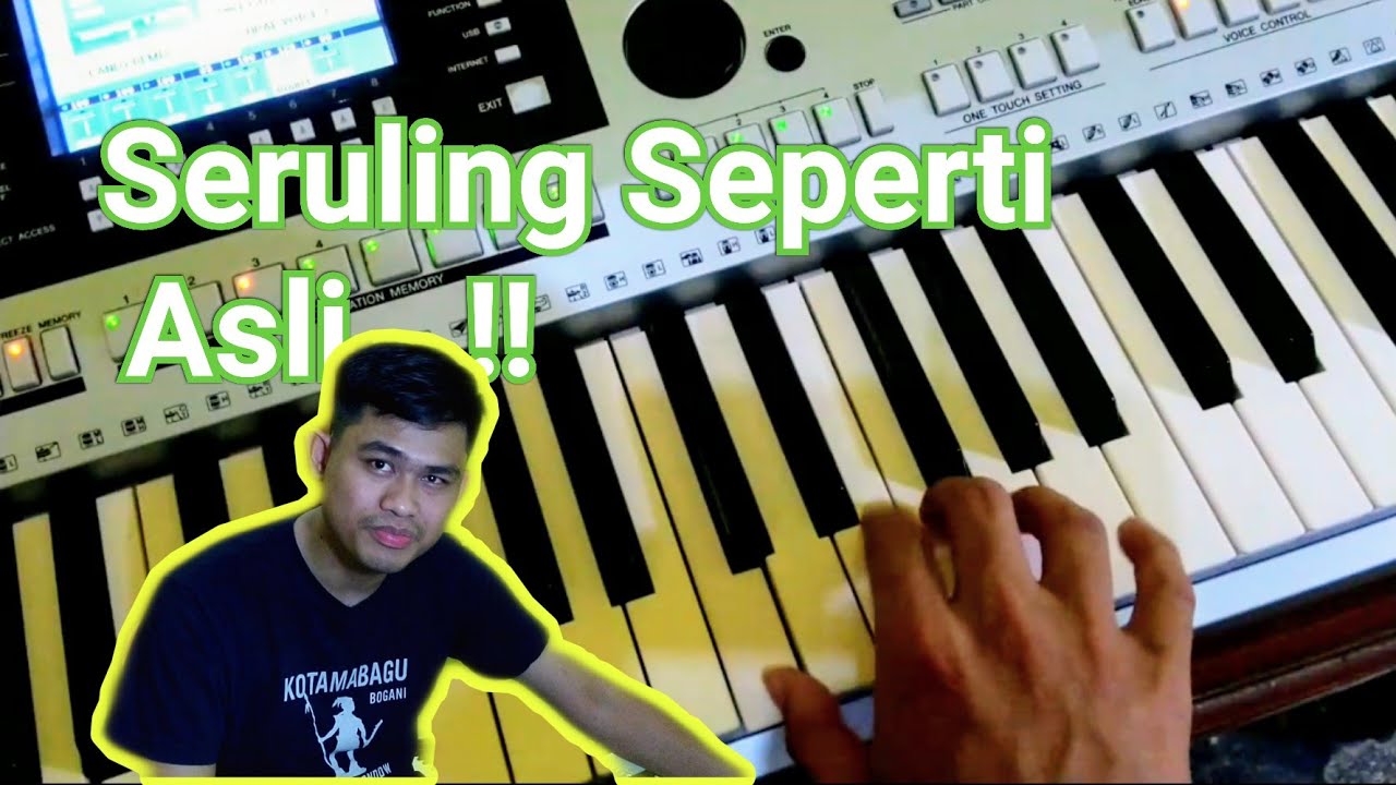 Cara Edit Voice Seruling Bunyi Seperti Real di keyboard Yamaha