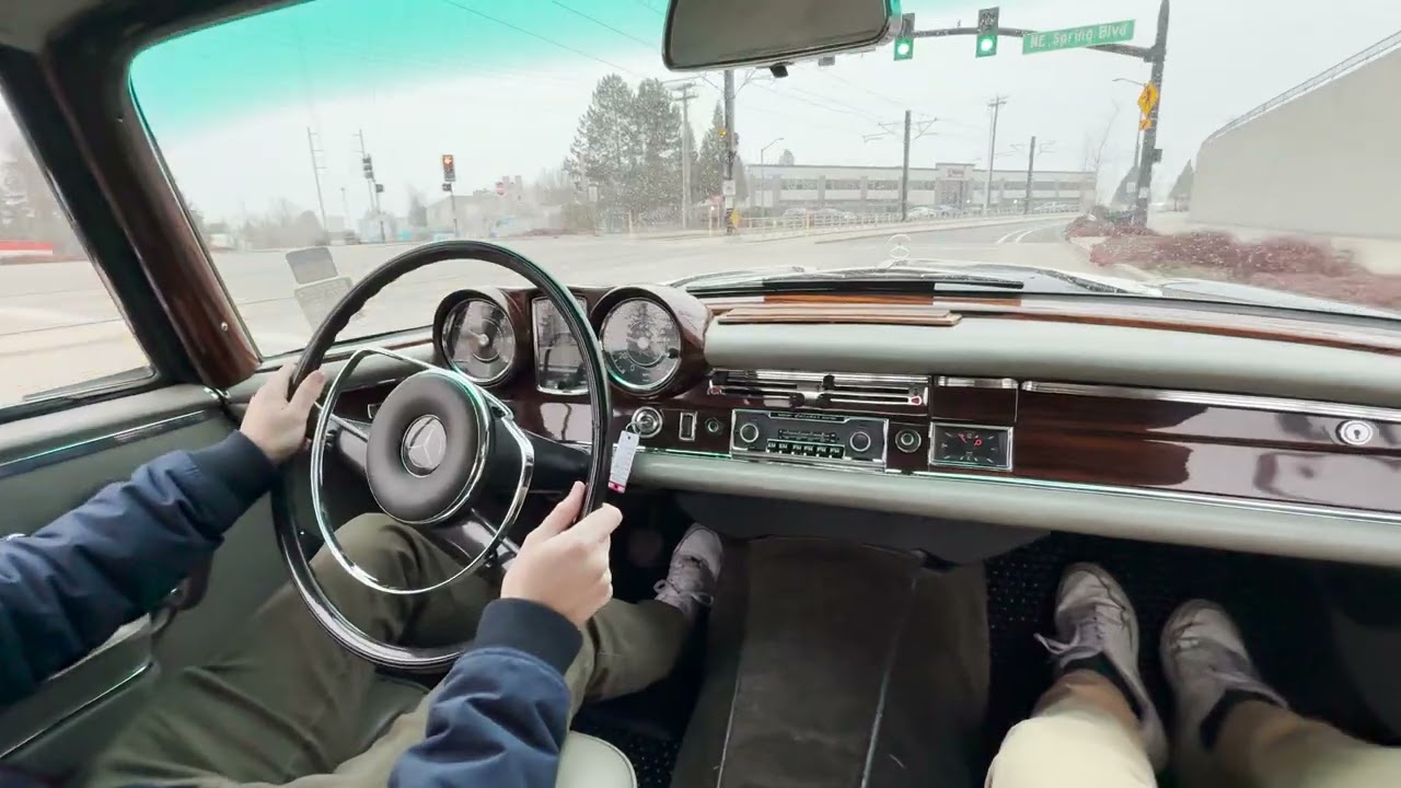 1966 Mercedes-Benz 250SE Driving & Walkaround