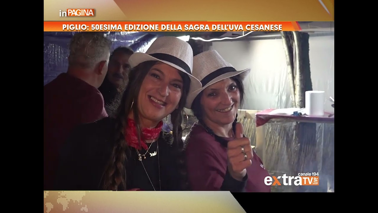 Piglio: 50esima edizione della Sagra dell'Uva Cesanese