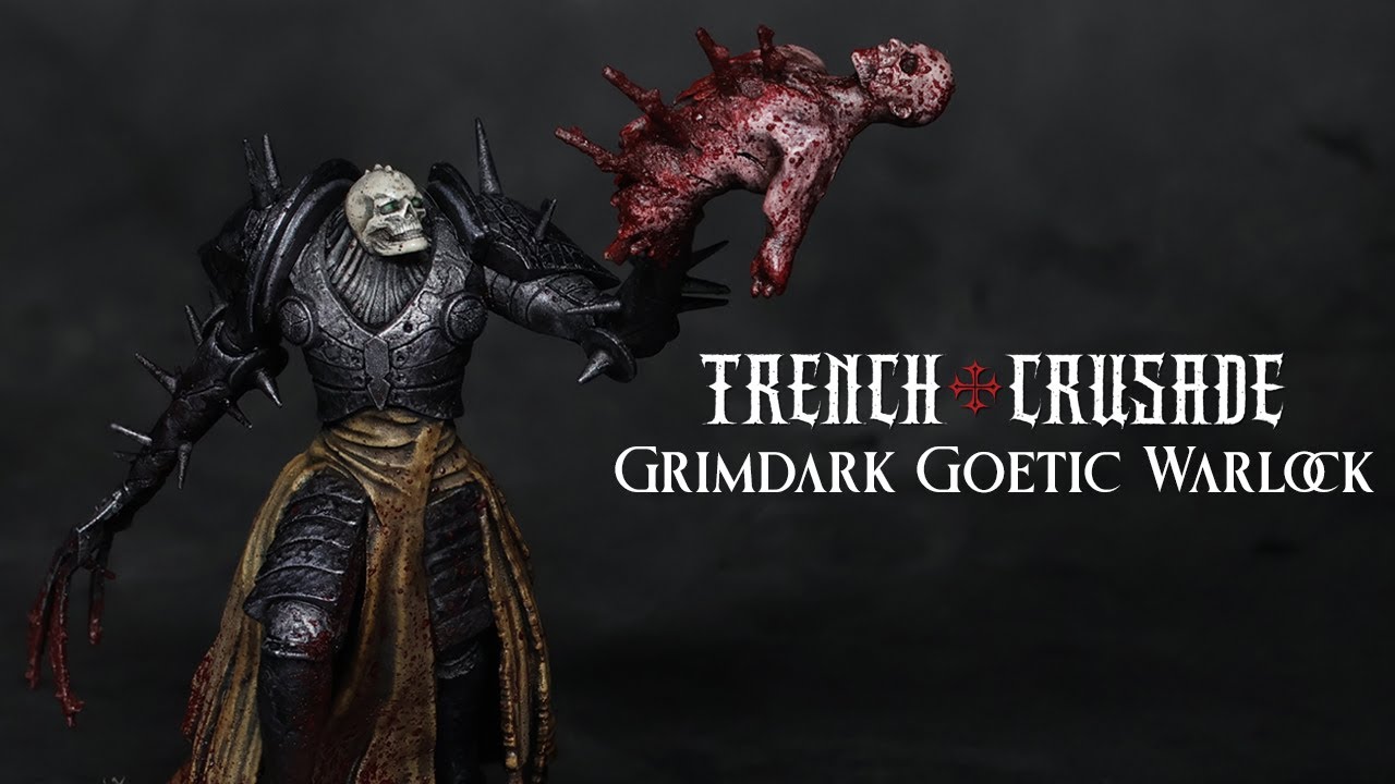 How to Speed Paint Black Steel - Trench Crusade Court of the Seven Headed Serpent Goetic Warlock