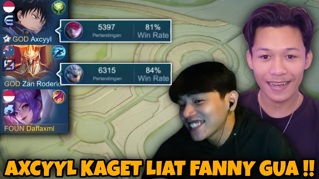 ORDER MABAR AXCYYL !! FANNY GUA FREESTYLE DIBASE MUSUH SAMPAI AXCYYL KAGET !! 