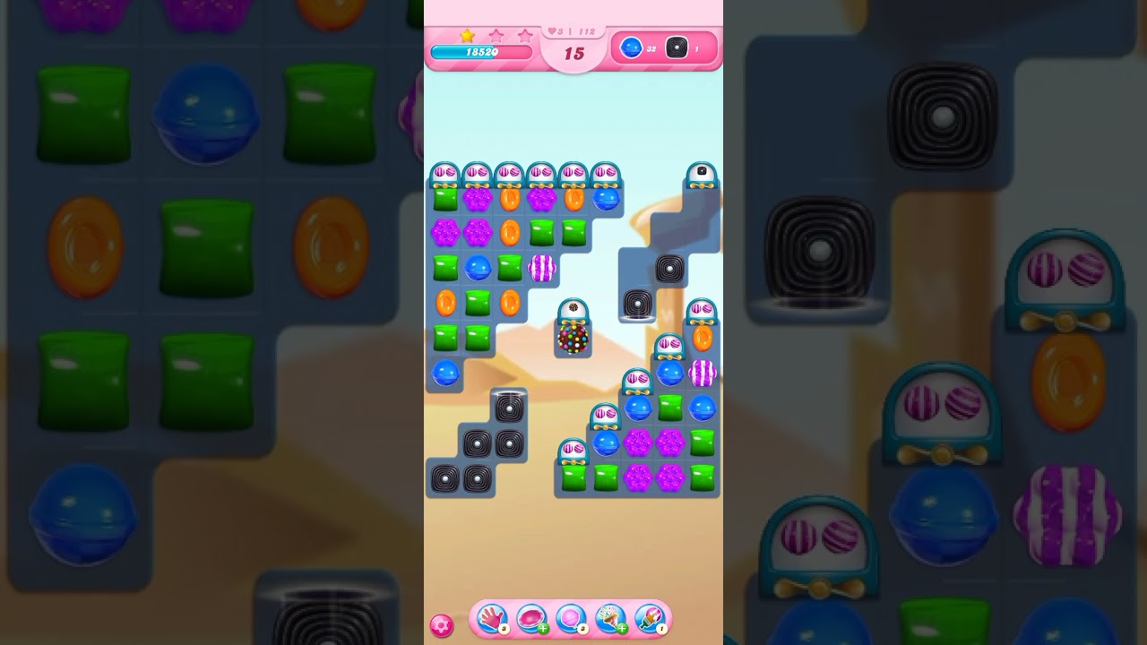 candy crush level 112 sweet
