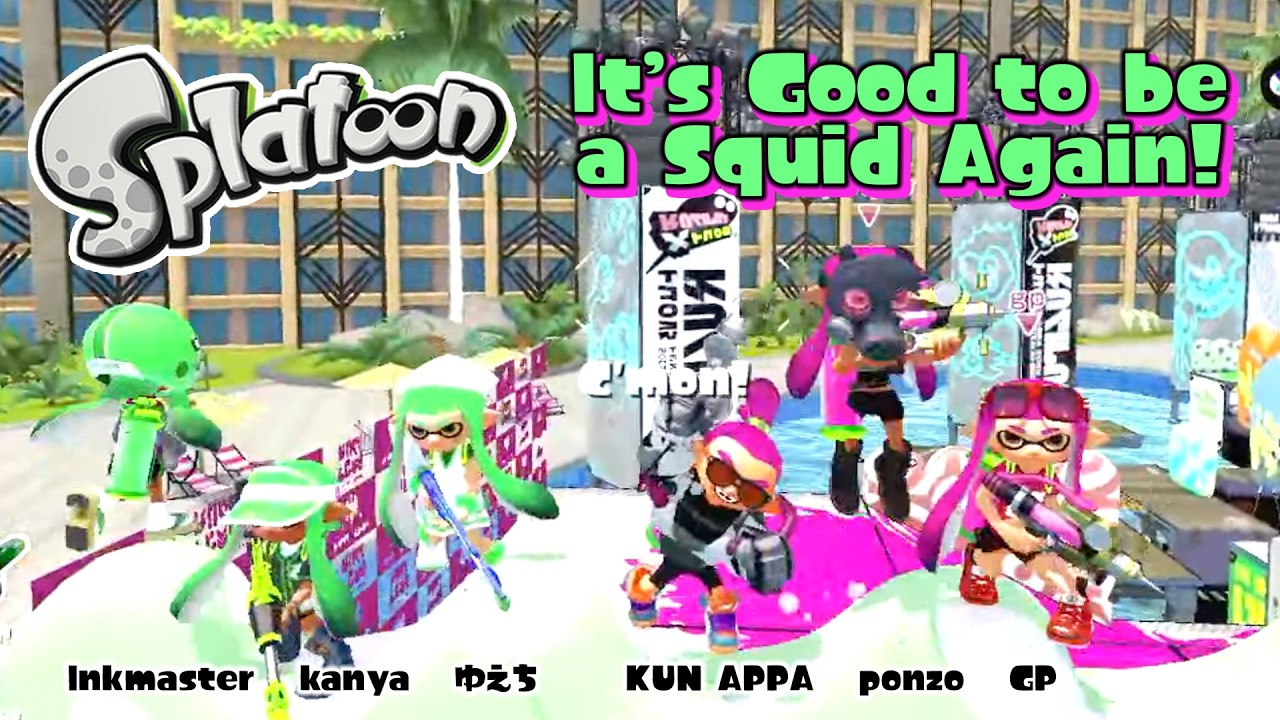 KUN APPA Livestream! | Splatoon 1 on Wii U