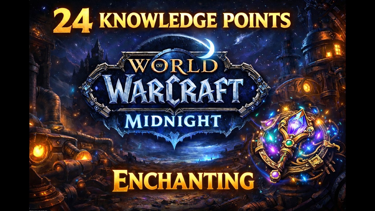 How To Get 24 Knowledge Points In Enchanting! (Midnight)