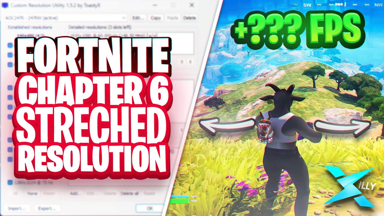 HOW TO GET STRETCHED RESOLUTION IN FORTNITE CHAPTER 6