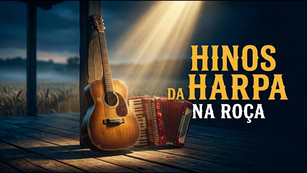 Louvores da Roça 🌾 Hinos da Harpa Cristã com Viola Caipira e Sanfona