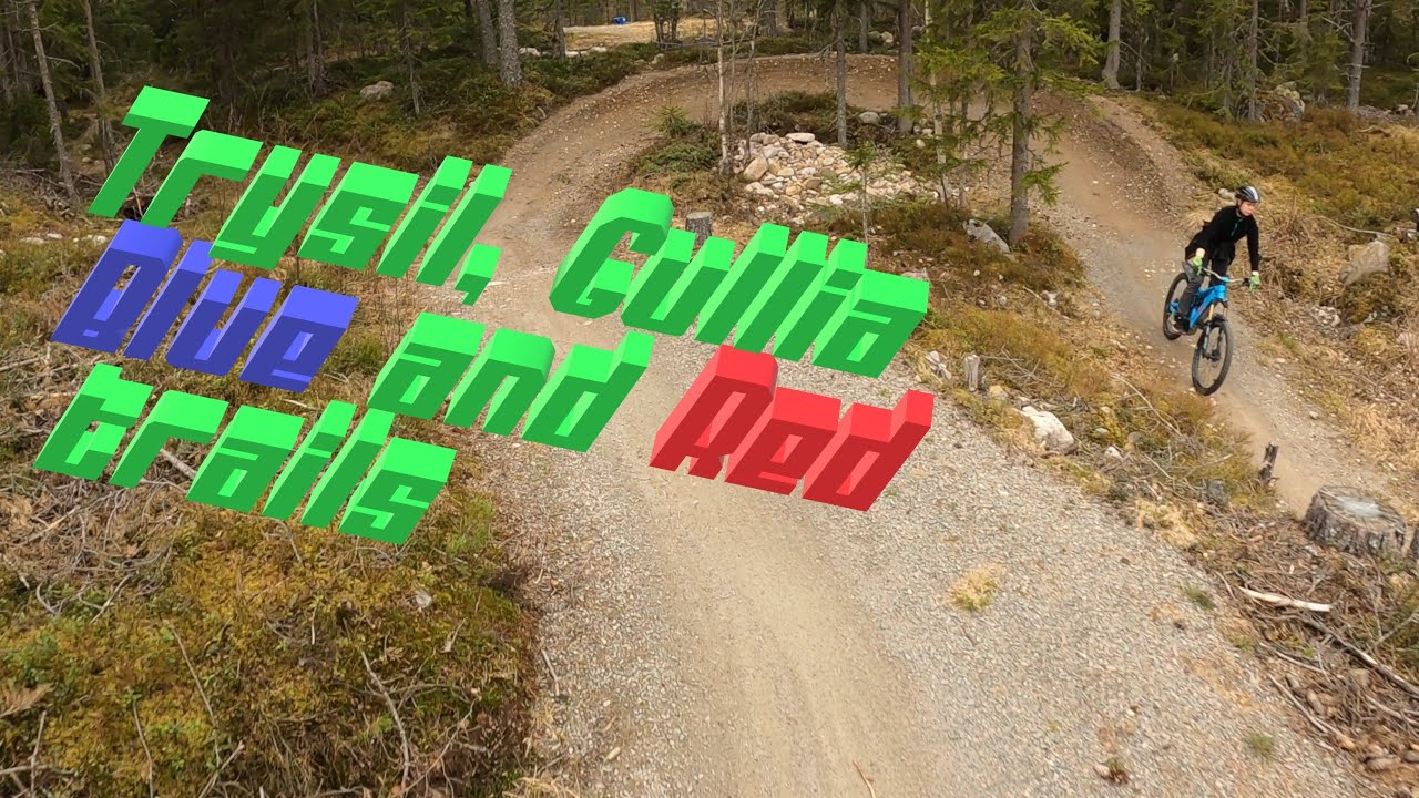 MTB Trail Trysil, Gullia, diverse blå og røde stier 2022 stisykling