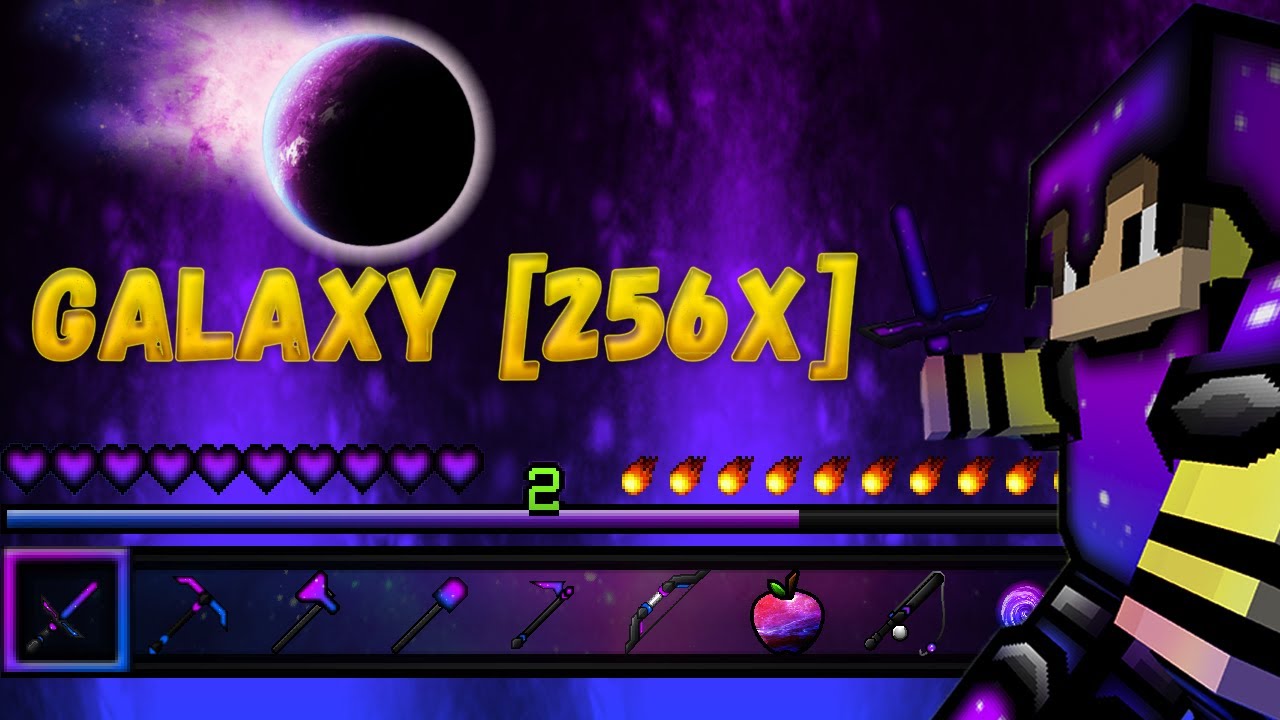 Galaxy Pack [256x] Release. / PVP Texture Pack 1.8.9