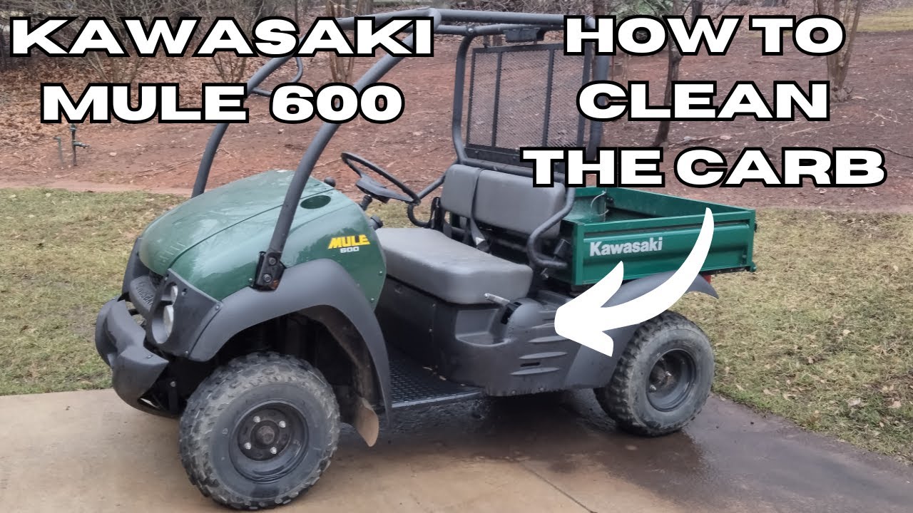How to Clean the Carburetor on a Kawasaki Mule 600 #kawasaki #carburetorcleaning #smallengine