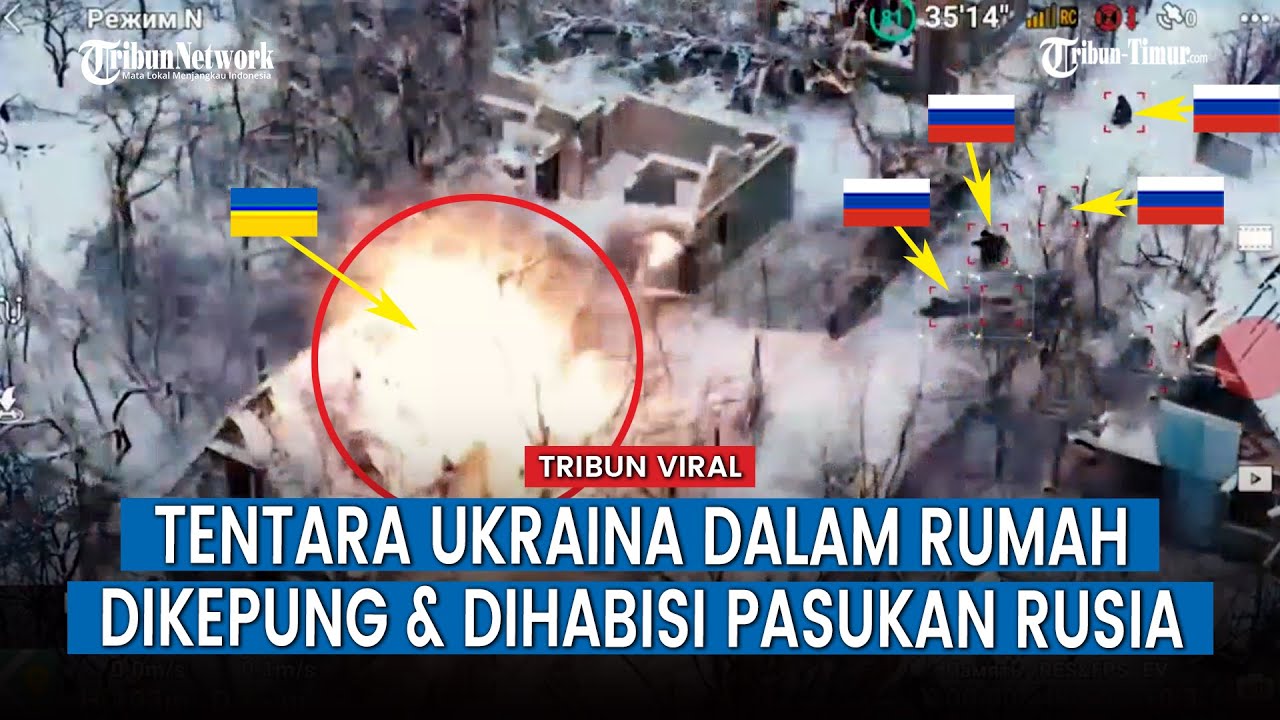 FULL Baku Tembak Sengit Pasukan Rusia vs Ukraina di Avdiivka, Infanteri Ukraina Dalam Rumah Keom