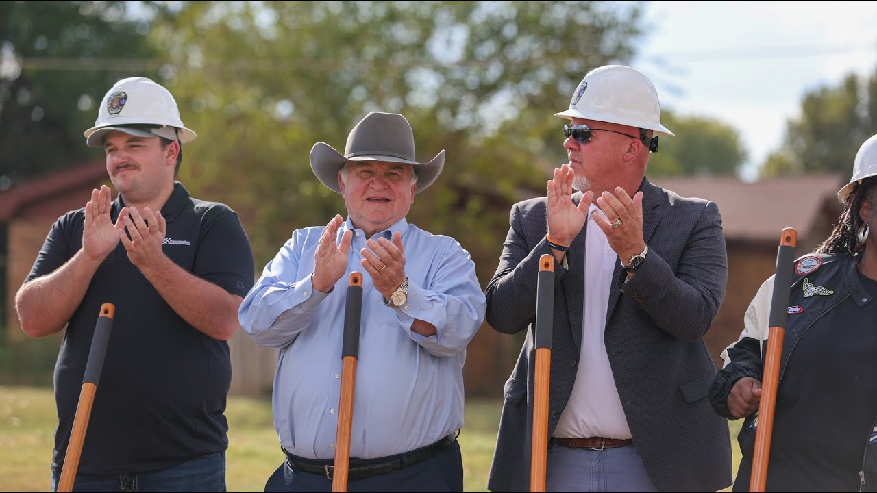 NEW KINGFISHER FIRE DEPARTMENT GROUND BREAKING CEREMONY