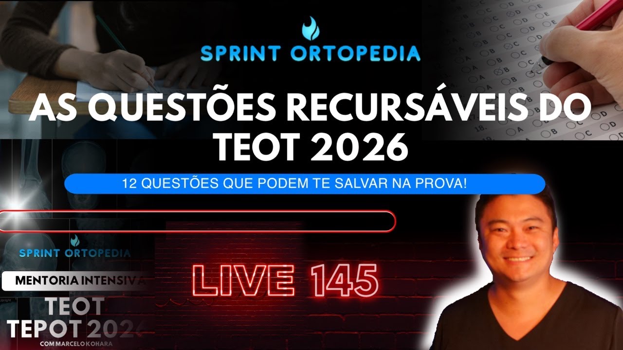 LIVE 145:  AS QUESTÕES RECURSÁVEIS DO TEOT 2026