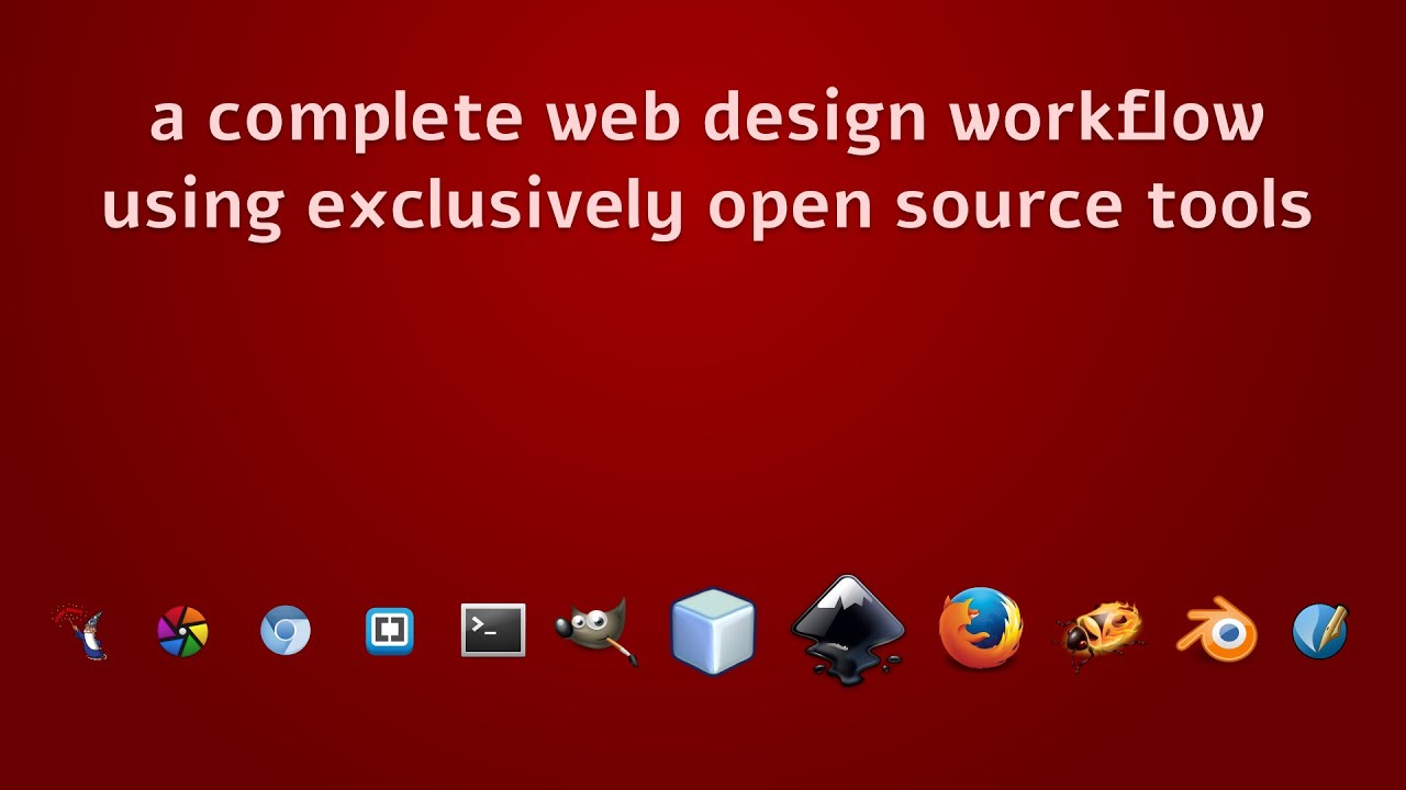 Creating a website mockup in inkscape - fosscom 2016