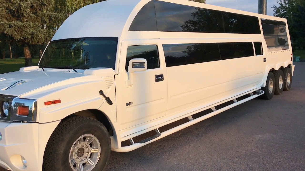 САМЫЙ БОЛЬШОЙ ХАММЕР ЛИМУЗИН, НА 8 КОЛЕС, В УКРАИНЕ.