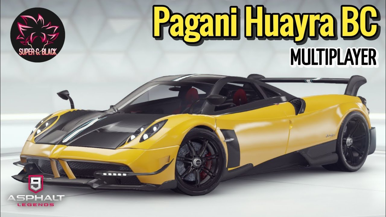 PAGANI HUAYRA BC MAX, Multiplayer Test Asphalt 9 Super G Black