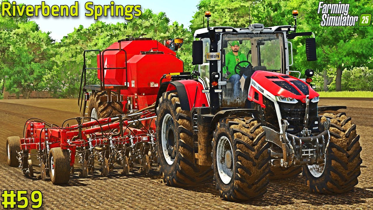 ПОСЕВ ОВСА С BOURGAULT FMS CD872-8 | Ривербенд-Спрингс | EP 59 | Farming Simulator 25