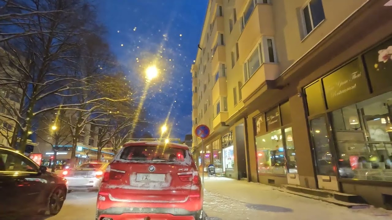 Driving around in Vaasa – 4K