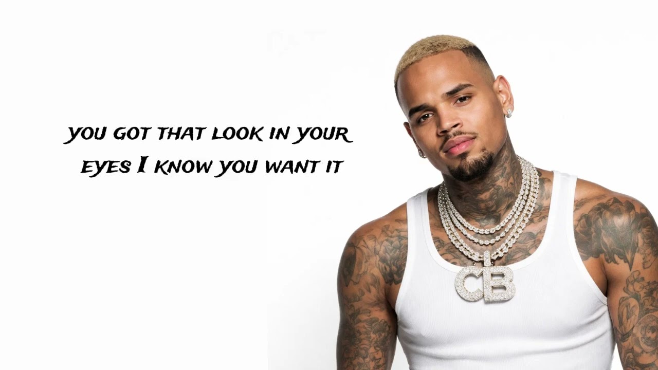 Chris Brown - In To You | Lyrics Video