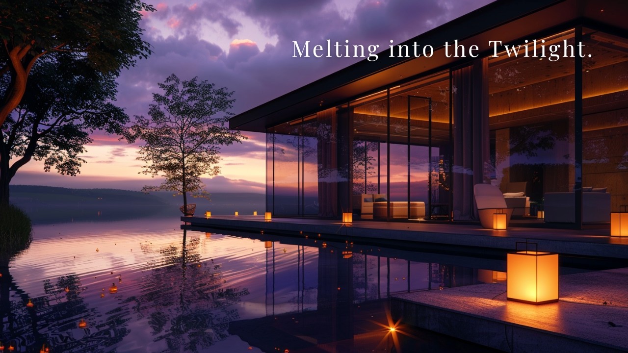 Twilight Fairy Tale | Luxury Forest Night Ambience | Amber Glow & Smooth Jazz