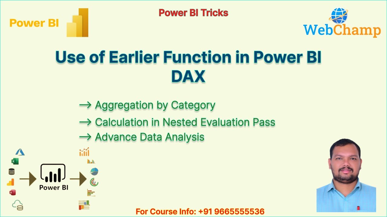 PBI_65: Use of Earlier Function in Power BI || Advance Power BI DAX