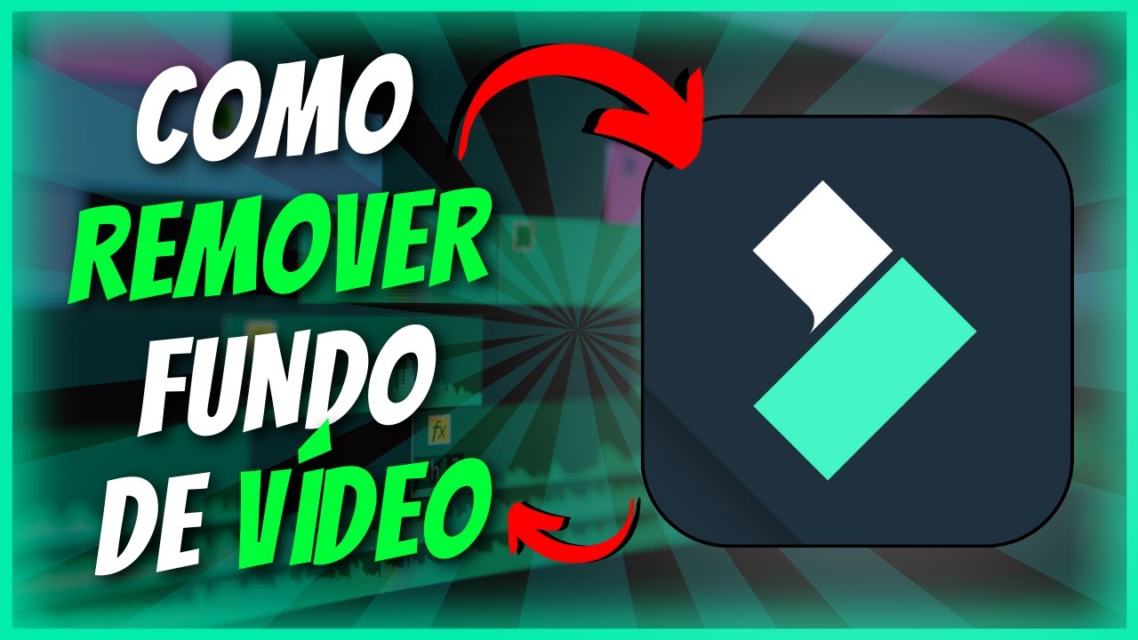 COMO REMOVER FUNDO DE VÍDEO COM O FILMORA (COM APENAS 1 CLIQUE)