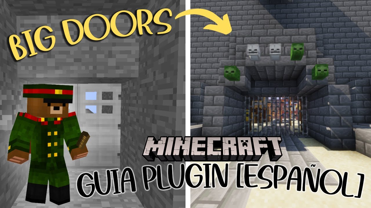 Tutorial Minecraft 1.15.2 - Plugin BigDoors - Aprende a usar BigDoors - Sethenok