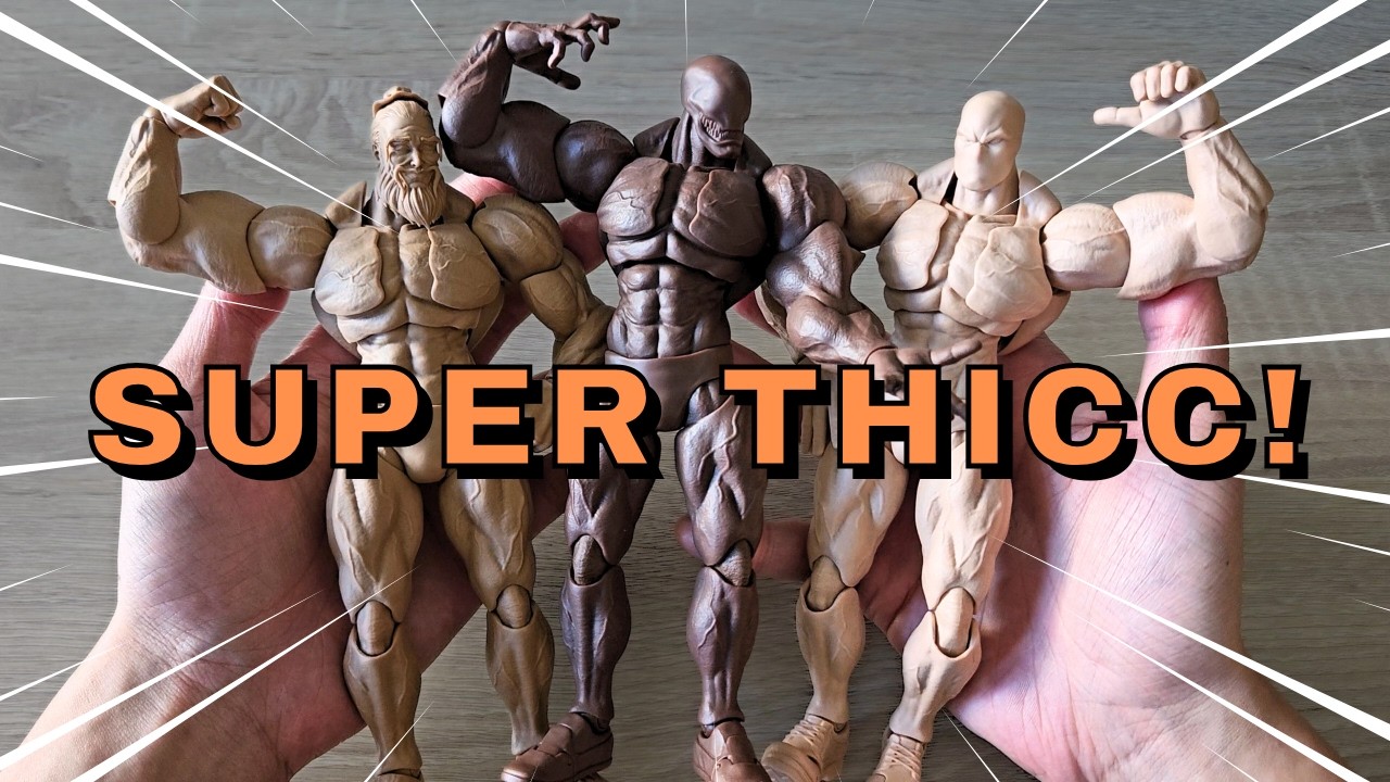 Pretty cool dudes!  //  Romankey Big Guys 1/12 Action Figure Review UMS003