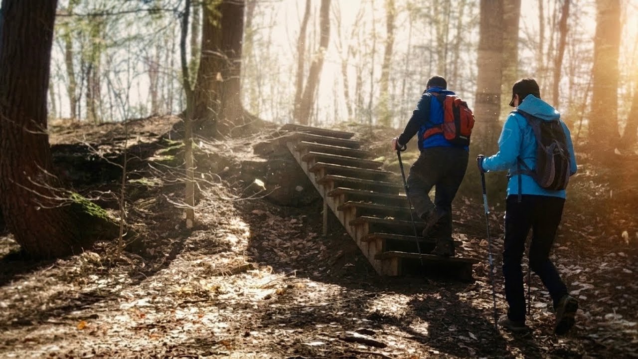 Hiking the Hemlock Bluff Trail in Algonquin Park