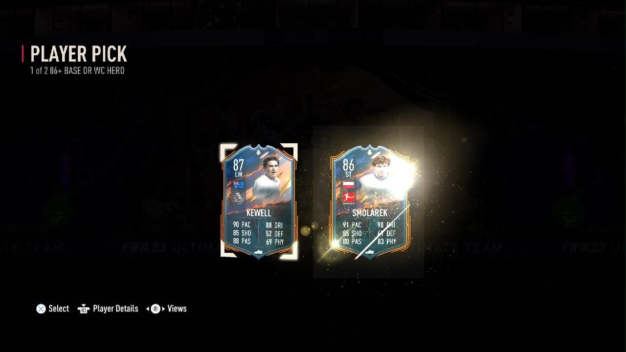 FIFA 23 86+ Base Or World Cup Hero Player Pick Pack