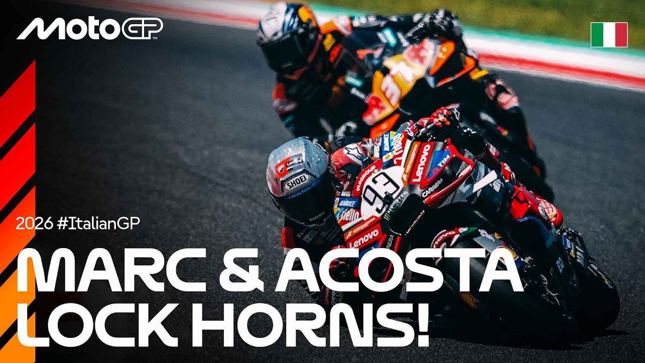 The battle we've been waiting for between Marc Marquez and Pedro Acosta! ⚔️🔥 | 2026 Italian GP