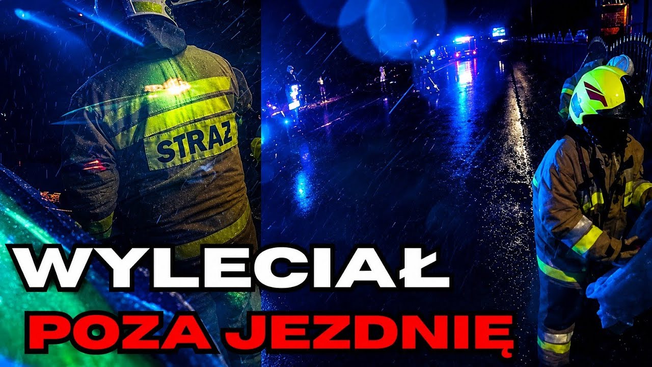 AUTO WYPADŁO Z DROGI  Wyjazd Alarmowy OSP 429[C]23