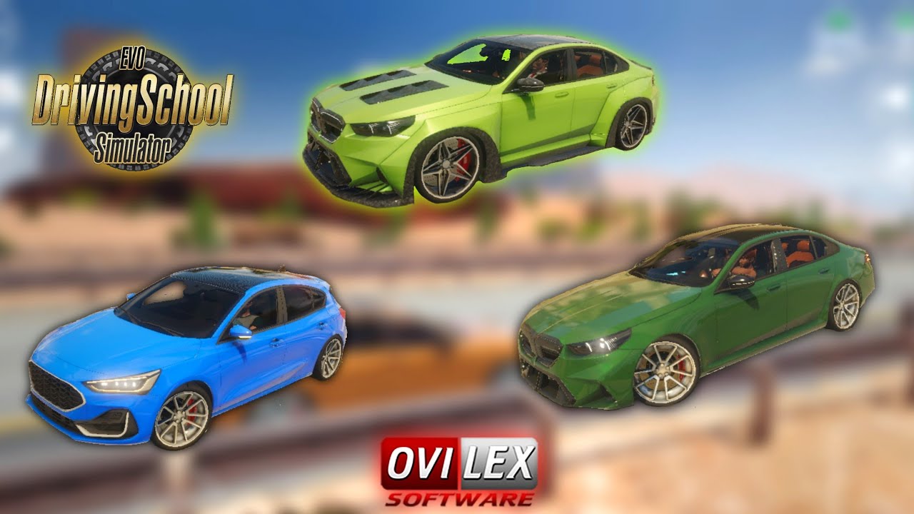 Driving School Simulator: EVO UPDATE! - 3 New Cars (1 Sedan, 1 SuperSedan & 1 Hatchback) 