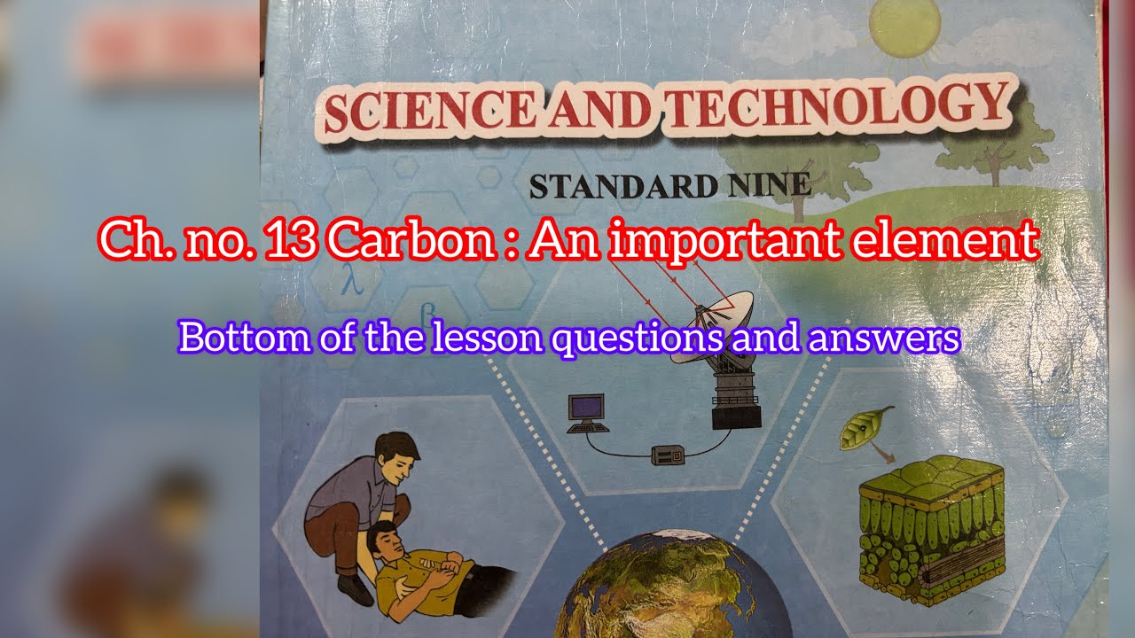 Ch.no.13. Carbon : An important element bottom of lesson question and answers @learnwithsonali25 