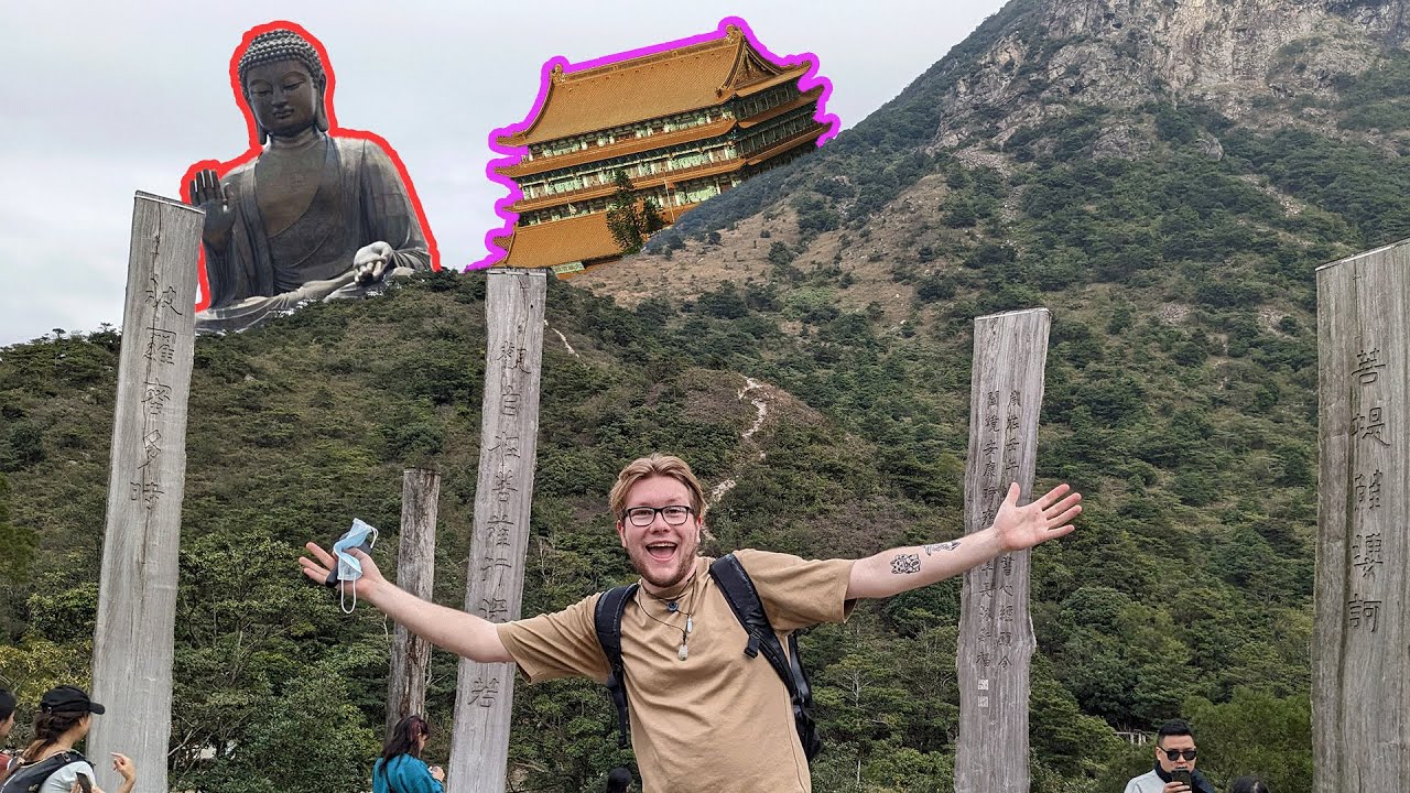 We Found A Secret Abandoned Village! | Tian Tan Buddha, Po Lin Monastery & Wisdom Path, Hong Kong 🇭🇰