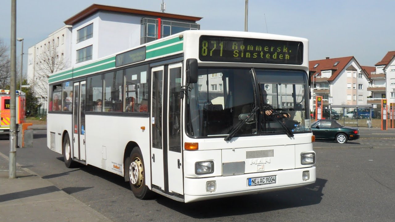 [Sound] Bus MAN SL 202 | NE-AC 9004 | Omnibusbetrieb Caillard GmbH, Dormagen (Kreis Neuss)