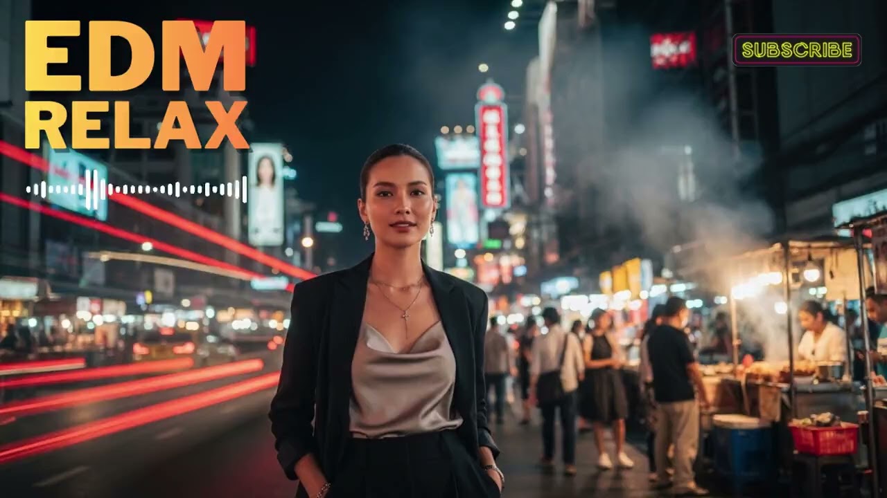 Nocturnal Glowwaves – Chill EDM Relax for Midnight Focus