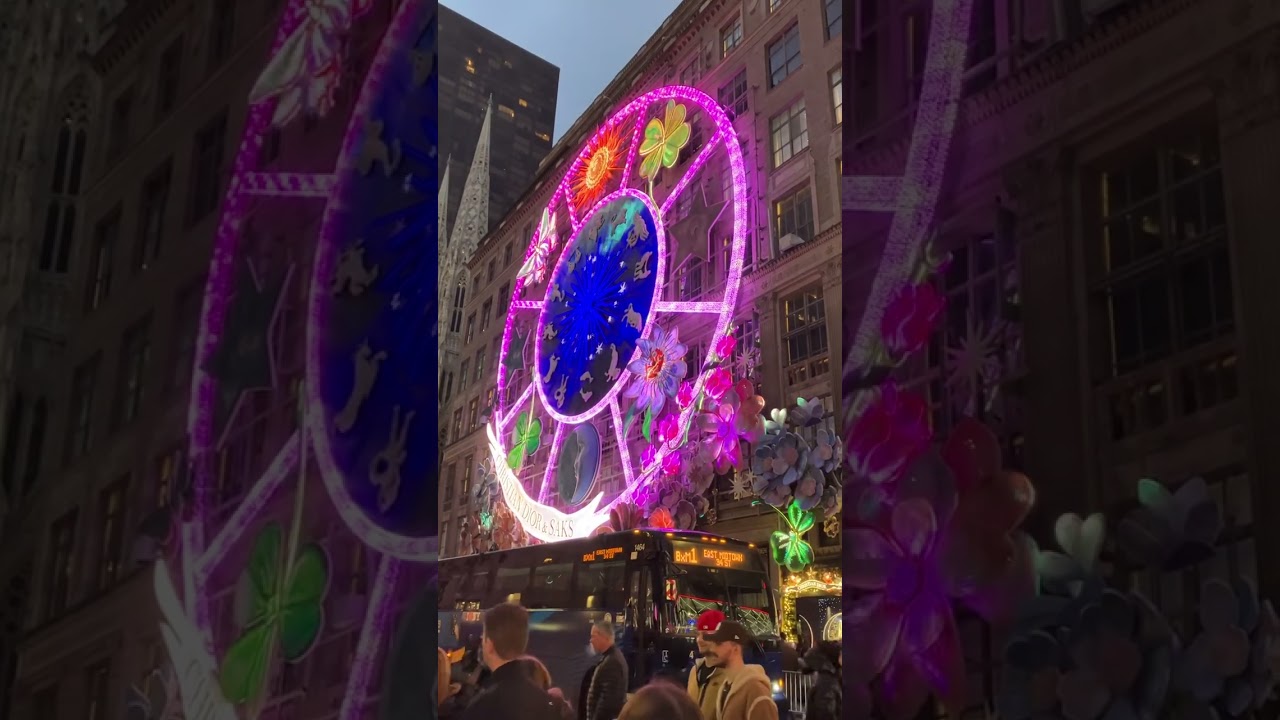 SAKS Light Show NYC 2023