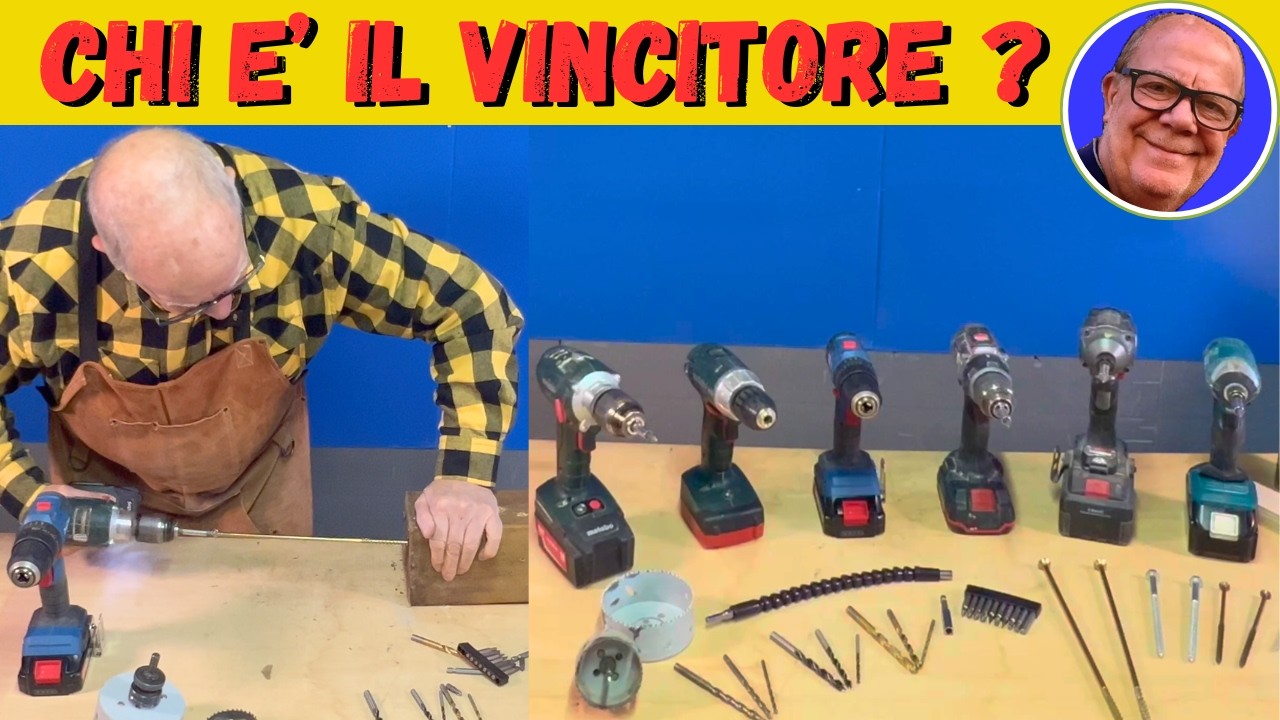 Trapani Avvitatori a confronto : Metabo, Makita, Parkside o Dong Cheng? - Prove e test sotto sforzo