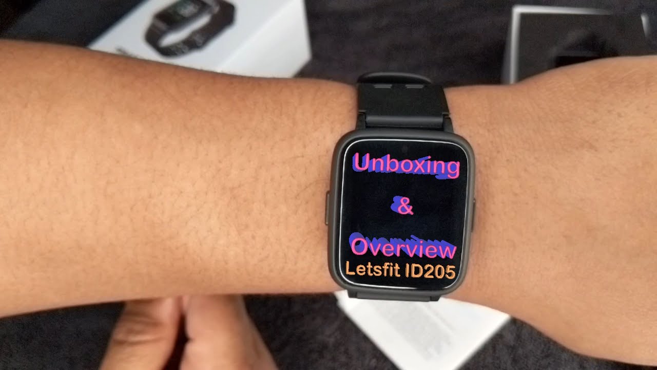 Letsfit ID205 - Unboxing and Overview