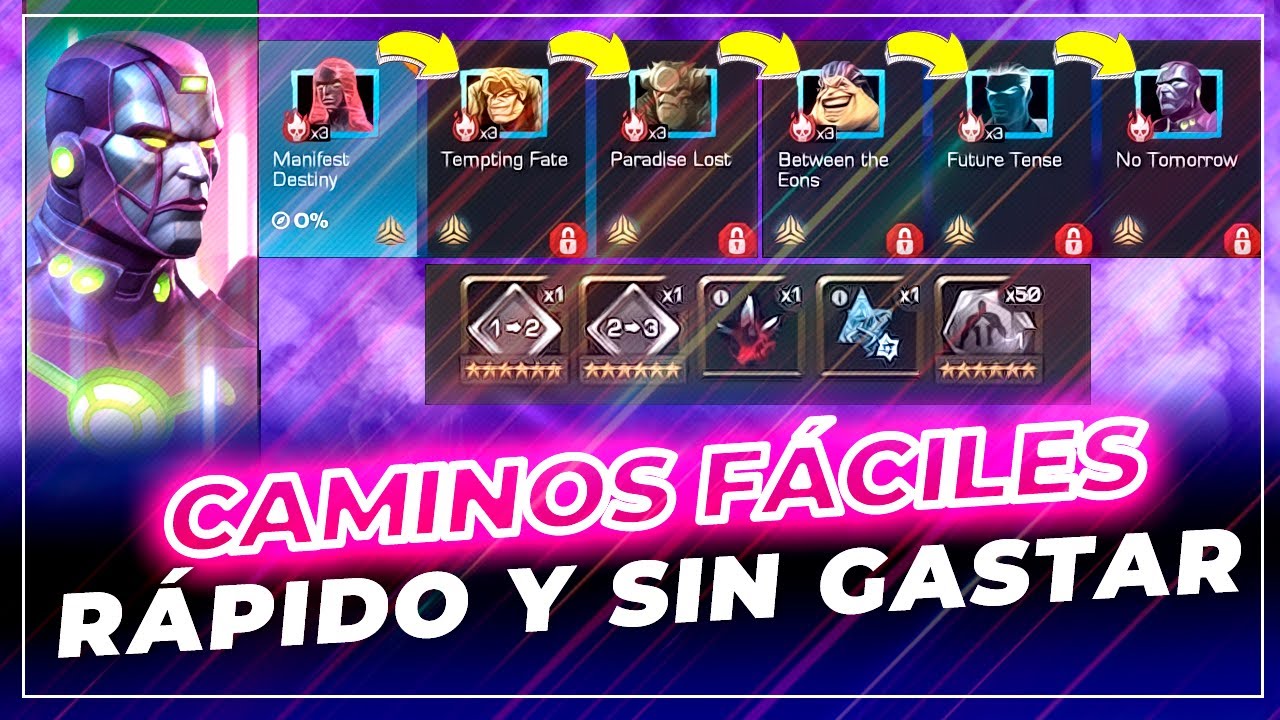 ACTO 7.4 Caminos FACILES para PRIMERA Pasada | marvel batalla mcoc