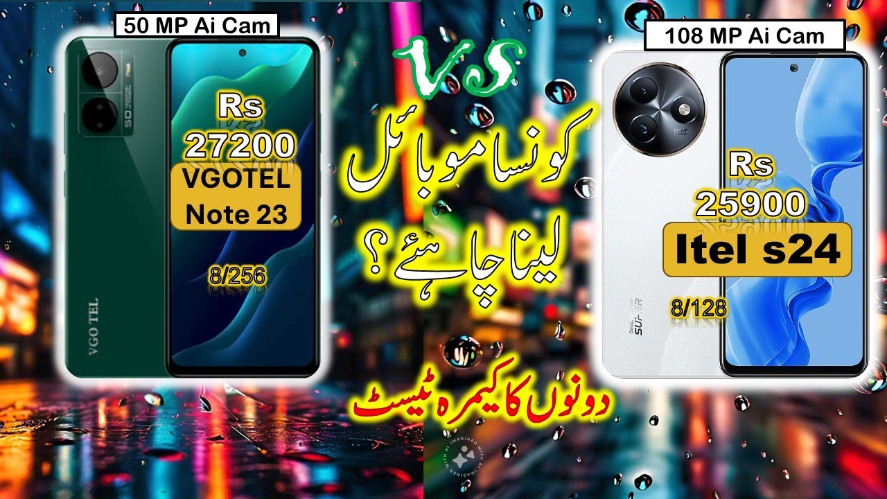 itel s24 vs | VGOTEL note 23 Camera Comparison & 3x Zoom Test |  Night Camera Test